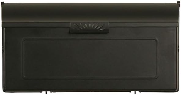 Special Lite Horizon Horizontal Wall Mount Mailbox - Black Aluminum Mailbox for Wall Mount - SHH-1006-BLK