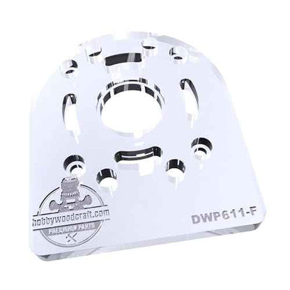 3/8" Thick Router Baseplate Upgrade with Bushing Compatibility for Dewalt DWP611 / DCW600 / PC450