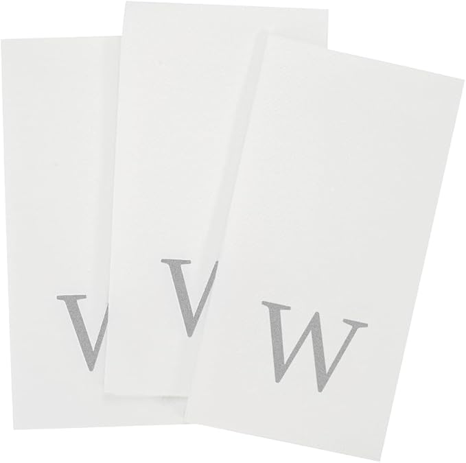 Luxenap 15.8 X 7.9 Inch Linen-Feel Guest Towels, 2000 Lettered Hand Towels