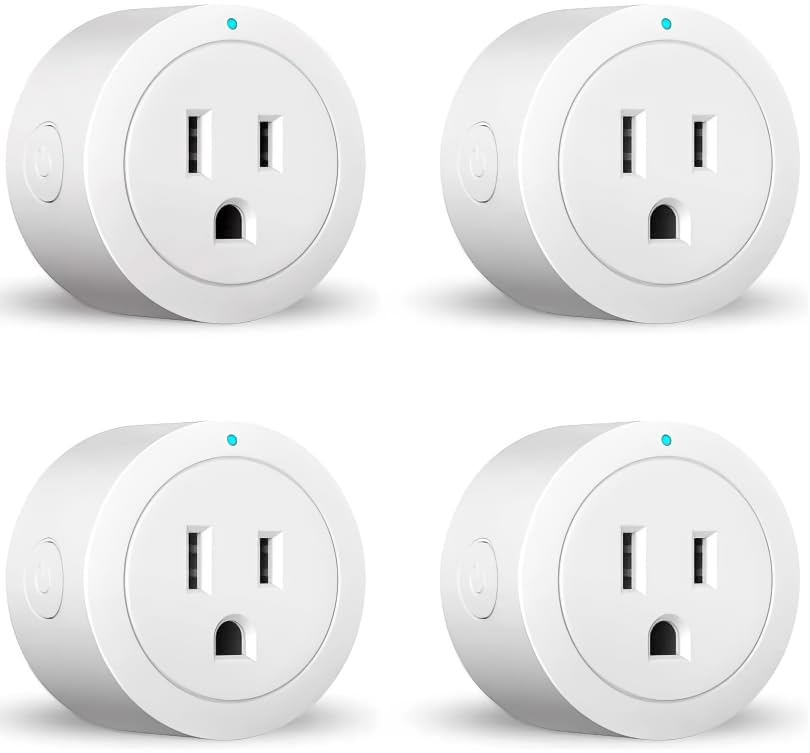 ExIoTy Smart Plug, Works with Alexa, Simple Setup with One Voice Command, Remote Control, Timer & Schedule & Group Controller, Bluetooth Mesh Outlet, Alexa Echo Required, ETL & FCC Certified (4 Pack)