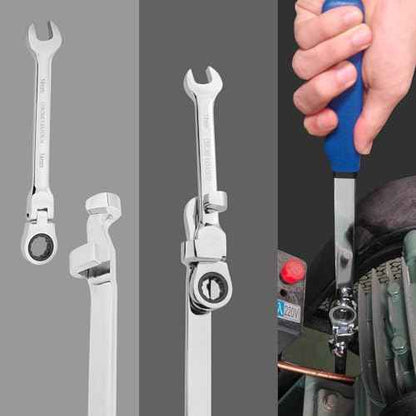 Gunpla Wrench Extender Tool, Heavy Duty Steel 15 inches Long Extension Wrenches Bar Adaptor Wrench Extension Extra Leverage Torque Adaptor for Professional Mechanics DIY Handyman Tighten Nuts Bolts