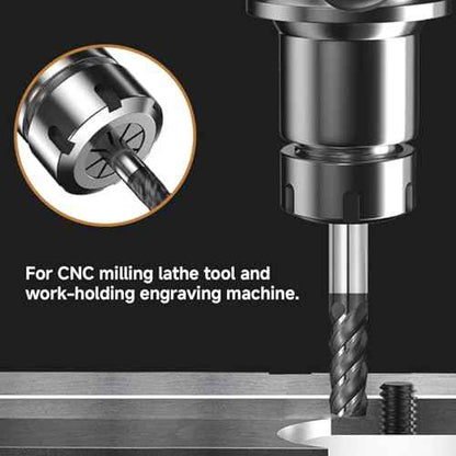 15pcs ER20 Collet Set 1mm-13mm Metric Collets, Steel ER20 Spring Collet Set for CNC Milling Lathe Tool Workholding Engraving Machine