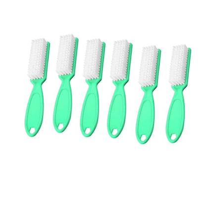 6Pcs Nail Brush for Cleaning Fingernails, Handle Grip Cleaning Brush for Nail