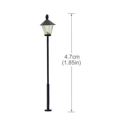 LYM09 10 pcs Model Railway Led Lamppost Lamps Street Lights N Scale 4.7cm 1.85inch 12V New