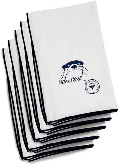 Trendy Bartender Toast to Perfection Microfiber Glass Polishing Lint-Free Cloth