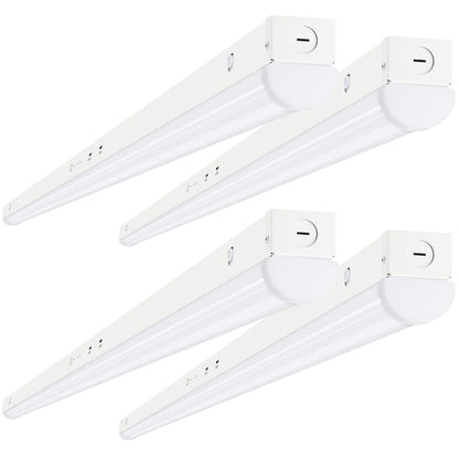 Bekada 8FT LED Linear Light Fixtures, 90/70/60W & 3500/4000/5000K CCT Adjustable, 8’ Linear Shop Lights for Workshop, Office, Garage, 0-10V Dimmable, 8Feet LED Strip Lights, 4Pack