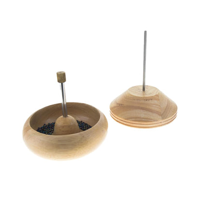 SE Standard Wooden Bead Spinners with Knob - Efficient Crafting Tool for Jewelry Making - JT-BS04