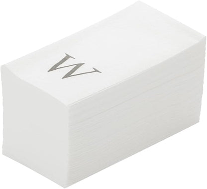 Luxenap 15.8 X 7.9 Inch Linen-Feel Guest Towels, 2000 Lettered Hand Towels