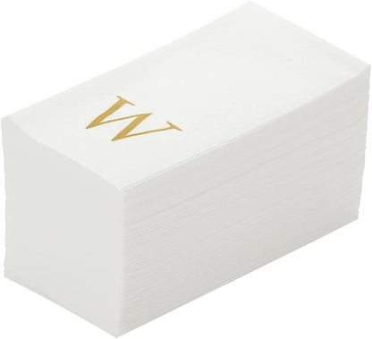 Luxenap 15.8 X 7.9 Inch Linen-Feel Guest Towels, 2000 Lettered Hand Towels