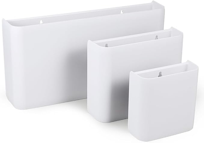Picowe 3 PCS Magnetic Laundry Storage, Magnetic Storage Box