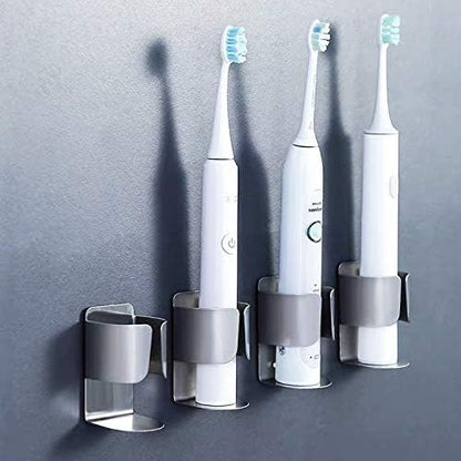 Electric Toothbrush Holder Wall Mount, 304 Stainless Steel Self-Adhesive
