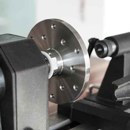 6" Face Plate with 1¡±X8TPI Thread, with Two Nylon Washers for Woodturning lathe,12 Mounting Holes.