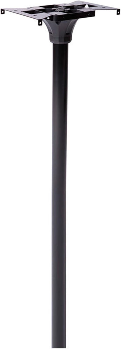 Architectural Mailboxes Coolidge Galvanized Steel Mailbox Post, Compatibility Code F, 7511B-10, Black | Heavy-duty post with weather-resistant outdoor build.