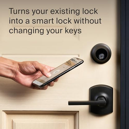 Level Bolt Smart Deadbolt - Make Your Lock Smart & Keep Your Existing Hardware and Keys - Keyless Entry via Level App (iOS & Android) - Works with Apple Home