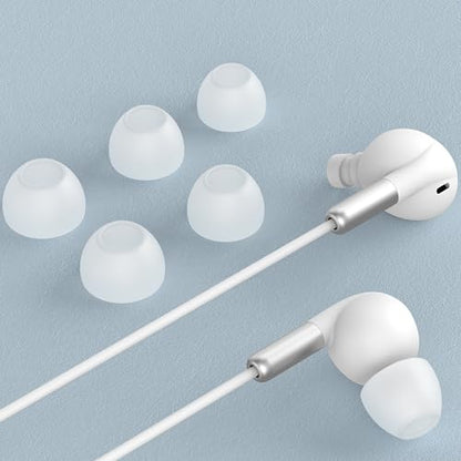 DUKABEL USB in-Ear Headphones, USB PC Earbuds with Noise Cancellation for PC/PS4/PS5, Computer Gaming Earphone Headset with in-line MICR for Live Conference, Broadcasting, On-line Work