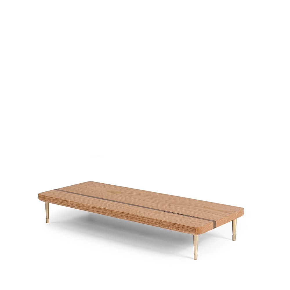 Monitor Stand Wood Riser for iMac Laptop Computer Monitor – A Sturdy Computer Stand to Elevate Your Screen and Reduce Eye Strain and Maintain Body Position(Oak Wood)