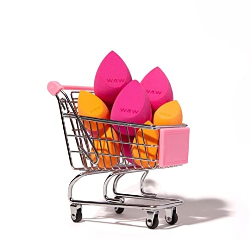 wet n wild Makeup Sponge - Low Product Absorption for Streak-Free Application, Effortless Blending Beauty for a Smooth Professional Looking Finish, Cruelty-Free & Vegan-Pink