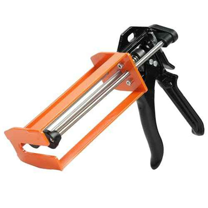 Epoxy Gun Dual Cartridge 200 ml / 215 ml (1:1 & 2:1), Manual 2 Part Epoxy Gun for Panel Bonding Adhesive, Fillers, Structural Epoxy, Plastic & Fiberglass Repair
