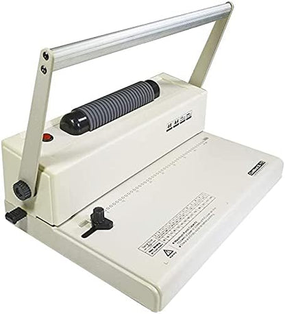 PPE Coilbind S-15 with Electric Coil Inserter Manual Coil Punch & Binding Machine Pitch 4:1 - Professionally Bind Presentations and Documents