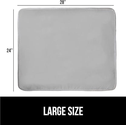 GORILLA GRIP Ironing Mat, Portable Iron Pad, Magnetic Cover