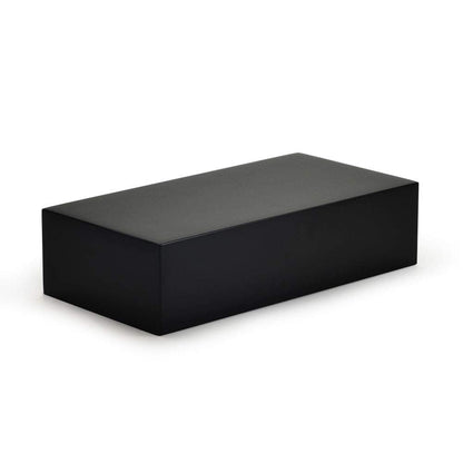 Oirlv Solid Wood Minimalism Style Jewelry Display Stand Showcase Jewelry Organizer Black Square Holder (SM05304)
