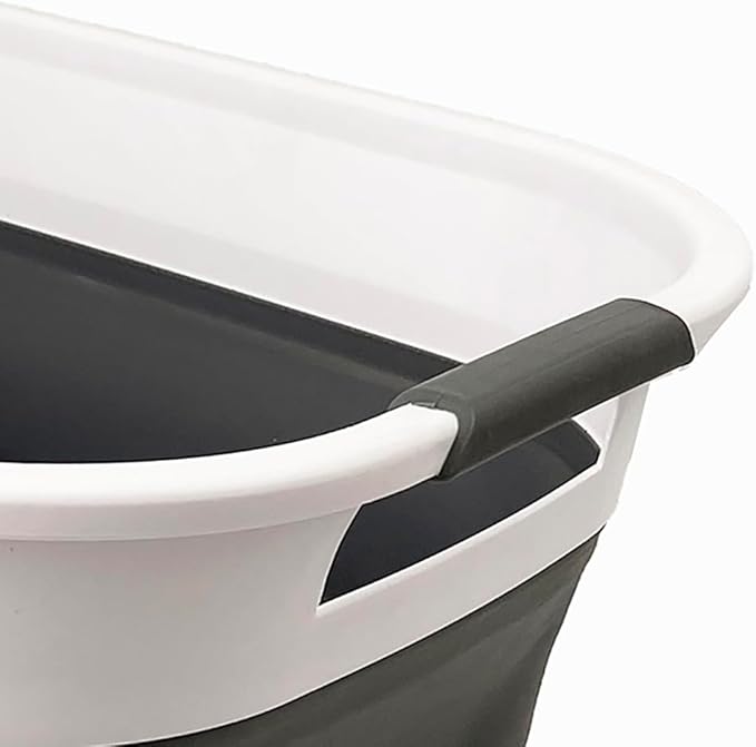 SAMMART 40L Collapsible Plastic Laundry Basket