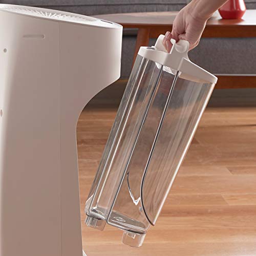 Honeywell Top Fill Tower Humidifier, Digital Humidistat, Black – Cool Mist Humidifiers for Bedroom, Home or Office with Space-Saving Tower Design