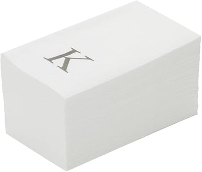 Luxenap 15.8 X 7.9 Inch Linen-Feel Guest Towels, 2000 Lettered Hand Towels