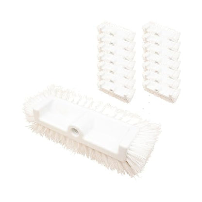 SPARTA Multi-Level Tile Scrub Brush 12" Wide Brush Head, Heavy-Duty Tile