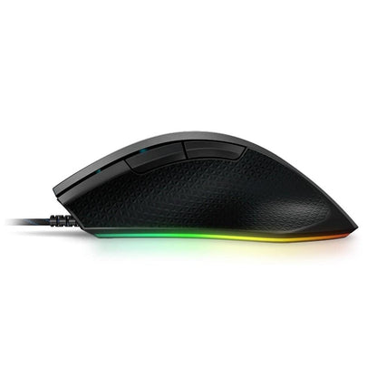 Lenovo Legion M410 Wireless RGB Gaming Mouse – 6 Button Palm Grip Mouse with 16,000 DPI, 53 Hour Rechargeable Battery, 2-Zone RGB Lighting, NVIDIA Reflex Compatible