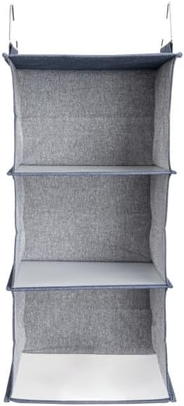 Household Essentials Hanging Cotton Blend Closet Organizer