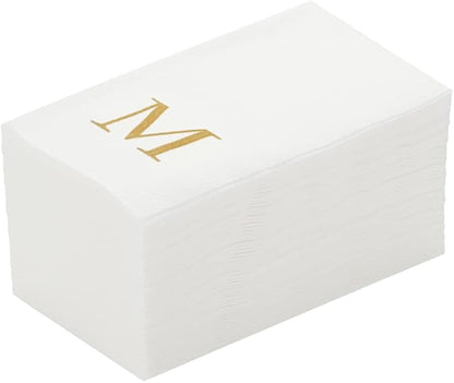 Luxenap 15.8 X 7.9 Inch Linen-Feel Guest Towels, 2000 Lettered Hand Towels