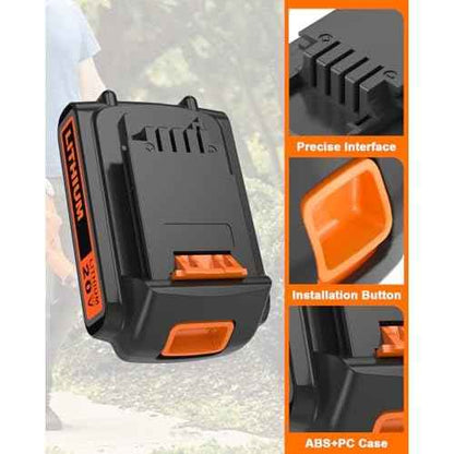 20 Volt MAX 2.0AH Battery Compatible with Black and Decker 20v Lithium Battery lbxr20 lbxr2020 LBXR2520 LB2X4020£¬Compatible with All Black and Decker 20V Power+ Tools LDX120C LST300