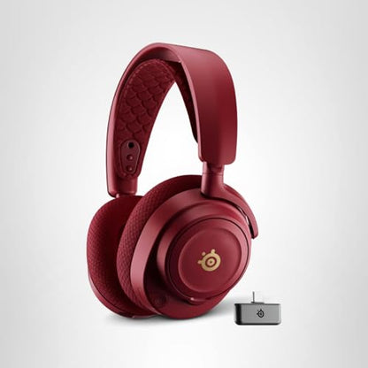 SteelSeries Arctis Nova 7 Wireless Multi-Platform Gaming Headset – Dragon Edition – Two Speaker Plate Sets — Dual Wireless 2.4GHz & Bluetooth – 38 HR Fast Charge Battery – PC, PS, Mac, Mobile, Switch