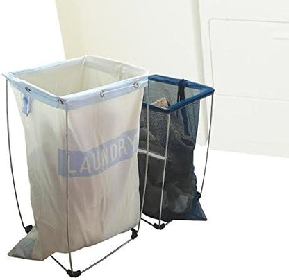 Bag Holder Stand for 39-45 Gallon Plastic & Paper Bags, Lawn Yard Work