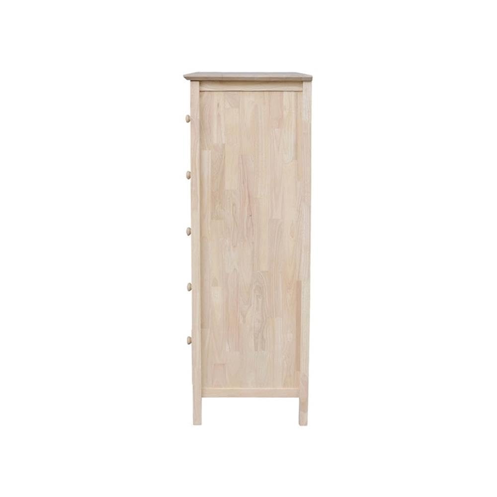 International Concepts Dresser with 5 Drawers ,Unfinished