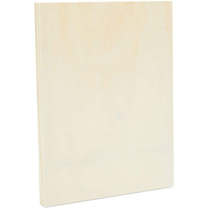 Bright Creations Unfinished Wood Frames for Canvas Paintings - 9 x 12 & 11 x 14 in, 6 Pack, Brown, Traditional - Multi Pack Wood Art Boards for Panel Painting & Wall Decor