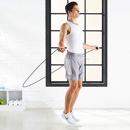 Amazon Basics Jump Rope, 118 Inches, Black
