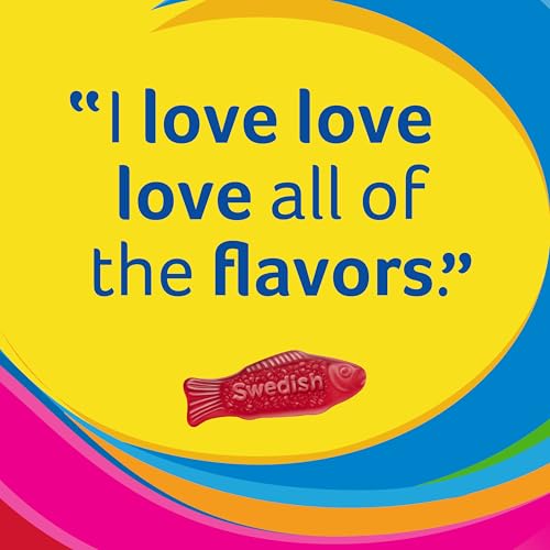 SWEDISH FISH Assorted Soft & Chewy Candy, 5 lb