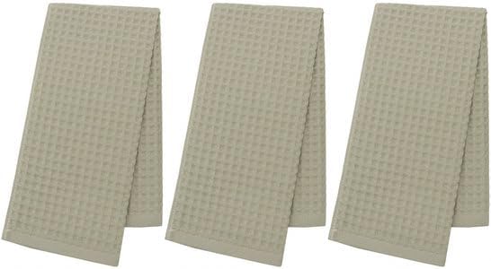 Mia's Dream Premium Cotton Waffle Bathroom Towel Set, 3 Pack Quick Drying