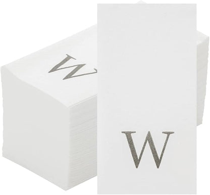 Luxenap 15.8 X 7.9 Inch Linen-Feel Guest Towels, 2000 Lettered Hand Towels