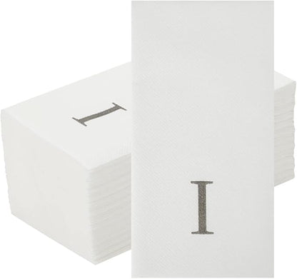 Luxenap 15.8 X 7.9 Inch Linen-Feel Guest Towels, 2000 Lettered Hand Towels