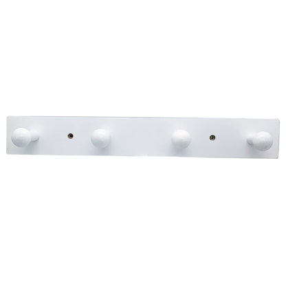Wooden Peg Coat Rack for Kid's Room - Wall Mounted Hooks for Coats, Jackets, Hoodies, Bath Towels & Robes - Hangers for Boys Girls Nursery Room Bedroom Bathroom