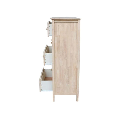 International Concepts Dresser with 5 Drawers ,Unfinished