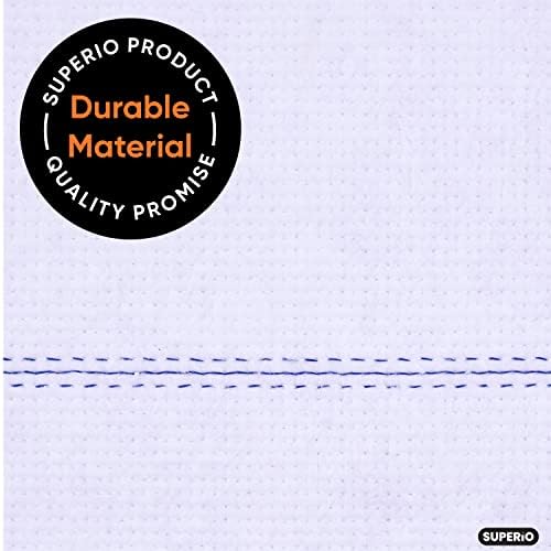 Superio White Squeegee Cloths for Cuban-Style Mop, Israeli Spunja Cleaning Mop