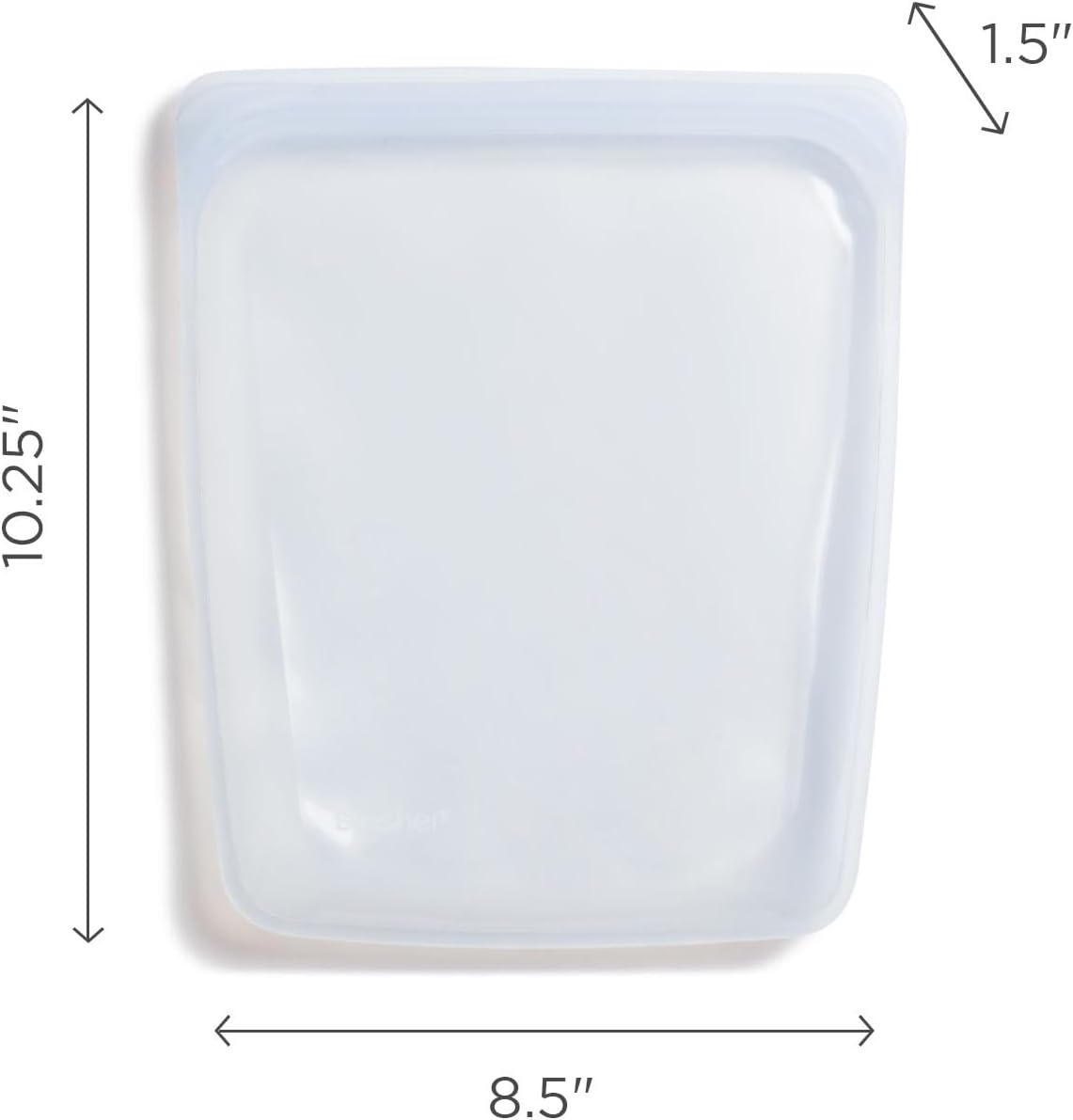 Stasher Platinum Silicone Food Grade Reusable Storage Bag, Rose Quartz (1/2 Gallon) | Reduce Single-Use Plastic | Cook, Store, Sous Vide, or Freeze | Leakproof, Dishwasher-Safe, Eco-friendly | 64 Oz