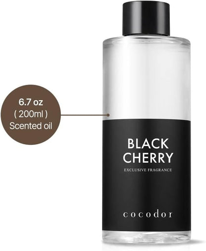 COCODOR Reed Diffuser Oil Refill/Cashmere Vanilla/6.7oz(200ml)/1 Pack/Aromatherapy, Home Fragrance, Scented Oils, Oils for Reed Diffuser, Bathroom Home Decor