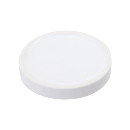 UTALIND 2pcs Ceramic Planter Saucers 6.5inch Round Plant Trays Pot Saucer for Living Room, White