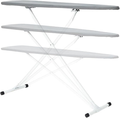 Full Size Ironing Board with Cover & Pad – USA-Made with Enhanced Grip Feet