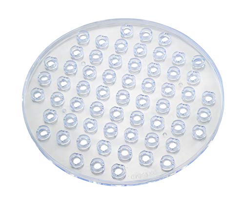 Wenko Sink mat Kristall Transparent-Extra Strong, Round, 31 x 31 x 1 cm